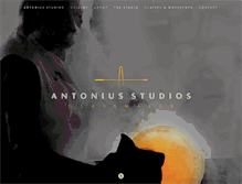Tablet Screenshot of antoniusstudios.com